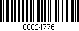 Código de barras (EAN, GTIN, SKU, ISBN): '00024776'