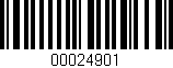 Código de barras (EAN, GTIN, SKU, ISBN): '00024901'