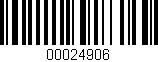 Código de barras (EAN, GTIN, SKU, ISBN): '00024906'
