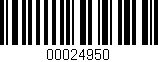 Código de barras (EAN, GTIN, SKU, ISBN): '00024950'