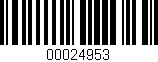Código de barras (EAN, GTIN, SKU, ISBN): '00024953'