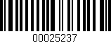 Código de barras (EAN, GTIN, SKU, ISBN): '00025237'