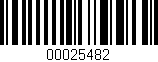 Código de barras (EAN, GTIN, SKU, ISBN): '00025482'