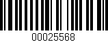 Código de barras (EAN, GTIN, SKU, ISBN): '00025568'
