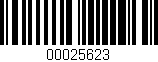 Código de barras (EAN, GTIN, SKU, ISBN): '00025623'