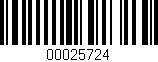 Código de barras (EAN, GTIN, SKU, ISBN): '00025724'