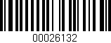 Código de barras (EAN, GTIN, SKU, ISBN): '00026132'