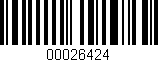 Código de barras (EAN, GTIN, SKU, ISBN): '00026424'