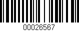 Código de barras (EAN, GTIN, SKU, ISBN): '00026567'