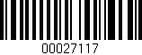 Código de barras (EAN, GTIN, SKU, ISBN): '00027117'