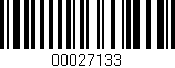 Código de barras (EAN, GTIN, SKU, ISBN): '00027133'