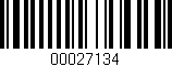 Código de barras (EAN, GTIN, SKU, ISBN): '00027134'
