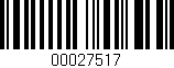 Código de barras (EAN, GTIN, SKU, ISBN): '00027517'