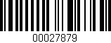 Código de barras (EAN, GTIN, SKU, ISBN): '00027879'