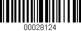 Código de barras (EAN, GTIN, SKU, ISBN): '00028124'