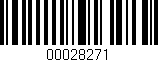Código de barras (EAN, GTIN, SKU, ISBN): '00028271'