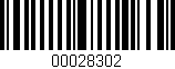 Código de barras (EAN, GTIN, SKU, ISBN): '00028302'