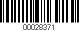 Código de barras (EAN, GTIN, SKU, ISBN): '00028371'