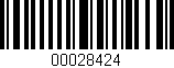 Código de barras (EAN, GTIN, SKU, ISBN): '00028424'