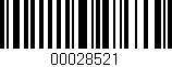 Código de barras (EAN, GTIN, SKU, ISBN): '00028521'