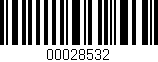 Código de barras (EAN, GTIN, SKU, ISBN): '00028532'