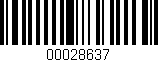 Código de barras (EAN, GTIN, SKU, ISBN): '00028637'
