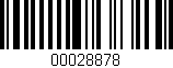 Código de barras (EAN, GTIN, SKU, ISBN): '00028878'