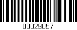Código de barras (EAN, GTIN, SKU, ISBN): '00029057'