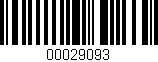 Código de barras (EAN, GTIN, SKU, ISBN): '00029093'