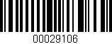 Código de barras (EAN, GTIN, SKU, ISBN): '00029106'