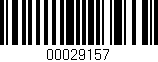 Código de barras (EAN, GTIN, SKU, ISBN): '00029157'