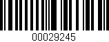 Código de barras (EAN, GTIN, SKU, ISBN): '00029245'