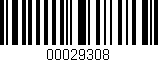 Código de barras (EAN, GTIN, SKU, ISBN): '00029308'