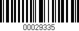 Código de barras (EAN, GTIN, SKU, ISBN): '00029335'