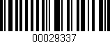 Código de barras (EAN, GTIN, SKU, ISBN): '00029337'