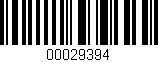 Código de barras (EAN, GTIN, SKU, ISBN): '00029394'