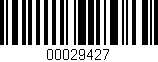 Código de barras (EAN, GTIN, SKU, ISBN): '00029427'