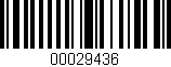 Código de barras (EAN, GTIN, SKU, ISBN): '00029436'