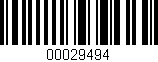 Código de barras (EAN, GTIN, SKU, ISBN): '00029494'