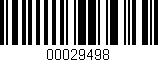 Código de barras (EAN, GTIN, SKU, ISBN): '00029498'