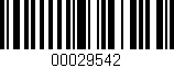 Código de barras (EAN, GTIN, SKU, ISBN): '00029542'