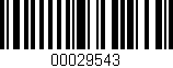 Código de barras (EAN, GTIN, SKU, ISBN): '00029543'
