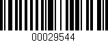 Código de barras (EAN, GTIN, SKU, ISBN): '00029544'