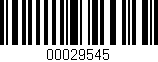 Código de barras (EAN, GTIN, SKU, ISBN): '00029545'