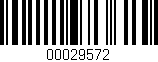 Código de barras (EAN, GTIN, SKU, ISBN): '00029572'