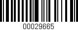Código de barras (EAN, GTIN, SKU, ISBN): '00029665'
