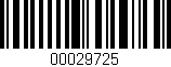Código de barras (EAN, GTIN, SKU, ISBN): '00029725'