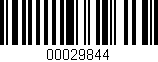 Código de barras (EAN, GTIN, SKU, ISBN): '00029844'
