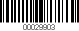 Código de barras (EAN, GTIN, SKU, ISBN): '00029903'