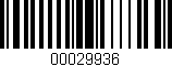 Código de barras (EAN, GTIN, SKU, ISBN): '00029936'